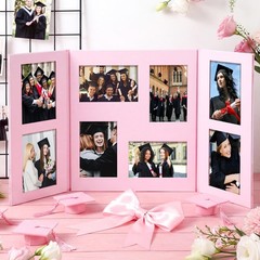 Tellingyou Senior Multi Picture Frame for 4 x 6” Photographs Congrats Grad