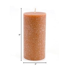 Root Candles Unscented Pillar Candles Beeswax Enhanced Textured Timberline