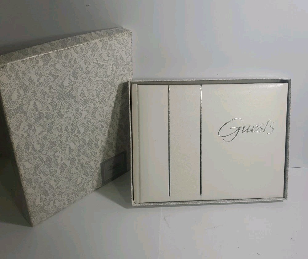 Vintage Hallmark Wedding Collection Anniversary Guest Sign in Book New In Box