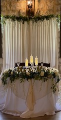 Navy Blue Wedding/Celebration Rustic/Glam Decorations- Used