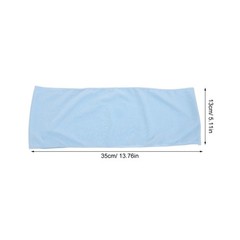 20Pcs Reusable Elastic Chair Sashes Bands for Party Sky Blue Universal Fit