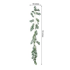 6 Light Green 36 ft long Honey Locust Artificial Foliage Botanical Garlands Sale