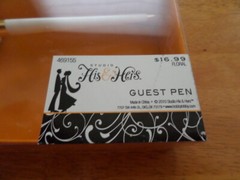 His & Hers Studio: GUEST PEN Pearls and Floral Design Base NEW