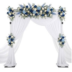 10x10ft Adjustable Wedding Backdrop Stand Background Curtain Pipe Stage Stand US