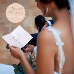 molekaus Vow Books,for Wedding Books Gift 5.5*3.5, White Black