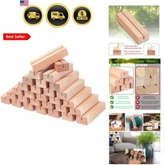 30Pcs Wooden Place Card Holders, Wood Photo Picture Card Holders for Weddings…