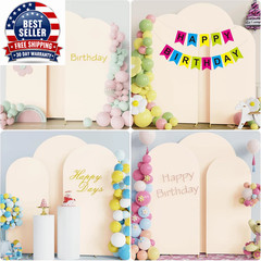 1Pc Arch Stand Cover Wedding Flower Door Decoration Polyester Elastic Set Backgr