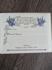 Vintage 1997 Our Wedding Anniversary Memory Book Joy Rodgers-Mernin Clean Inside
