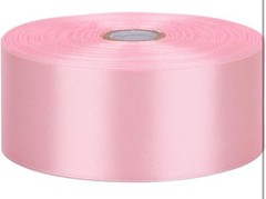 50yd 1.5in Pink Polyester Ribbon Gift Wrap Craft Party Decorations Sewing DIY
