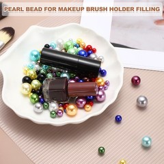 4/6/8/12/14mm Pearl Bead for Vase Filler, 600 Pcs Floating Beads, Brown