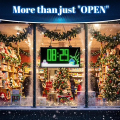 Smart Programmable LED Open Sign with App Control for Cafes and Bars