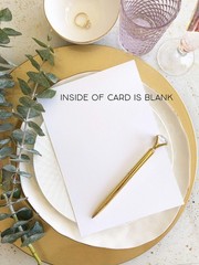 to My Dad on Wedding Day Card – Brides Father of The Groom Gift Black Ink