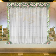 Anti-rust Metal Wedding Backdrop Stand Heavy Duty Arch Frame Stage Party Props