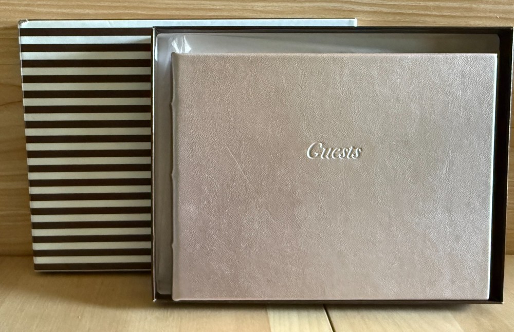 New In Box Henri Bendel Wedding Guestbook – RARE FREE SHIPPING