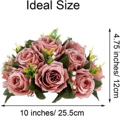 Flower Centerpieces Wedding Tables Wedding Table Decorations Dusty Rose Flower