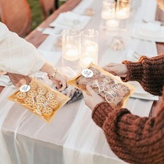 100 Love Is Sweet Treat Bags for Wedding Bridal Shower Engagement Party STICKERS