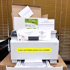 500 Pcs Bulk A2 Invitation Envelopes in White Peel & 500 White,