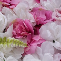 6Pc Artificial Hydrangea Wall Panels 60??40cm Wedding Backdrop Floral