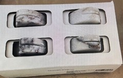 Threshold Marble Placecard Holders 4 Piece Set Table Decor