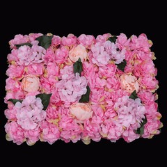 6Pcs Artificial Flower Wall Panels 60*40cm Floral Backdrop Wedding Party Decor
