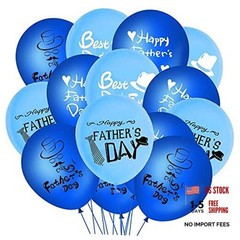 60PCS Happy Father’s Day Party Latex Balloons – Fathers Day/Best Dad Ever