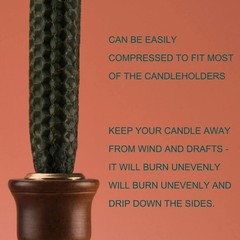 16PCS 9″ Hand-Rolled Beeswax Taper Candles, Real Pure 9 inch, Multicolor