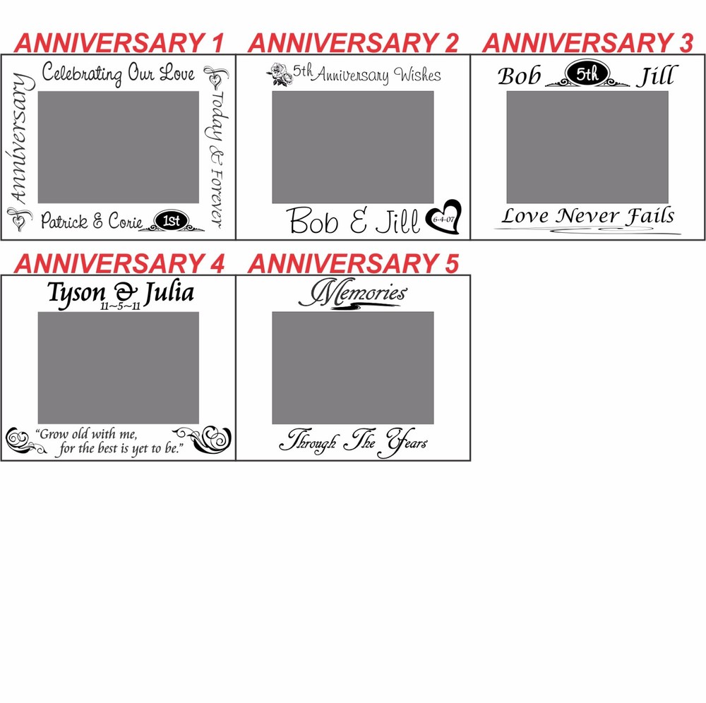 Personalized Leather Picture Frame 4×6 5×7 8×10 Engagement Photos Wedding Couple