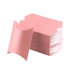 50/100Pcs Candy Box Kraft Paper Pillow Gift Boxes Wedding Party Favors Bags