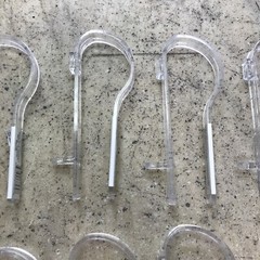 Lot Of 12 Plastic Pew Clips Flower Bow Ect Holders Wedding Decorations Supplies