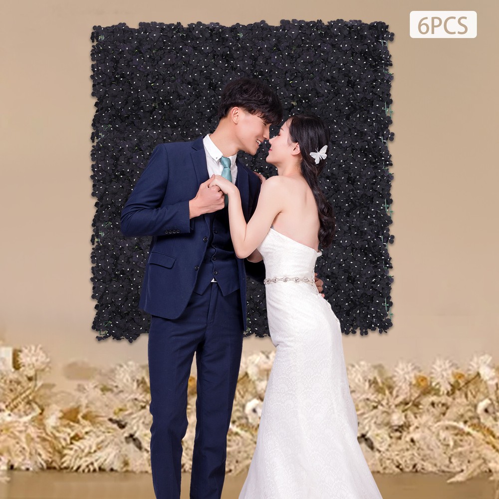 6PCS Artificial Flower Wall Panels for Wedding Garden Decor Backdrop 60*40cm TOP