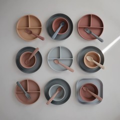 Mushie Square Dinnerware Plates For In Denmark Set Of 2 Cloud