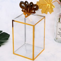 10X Clear PVC Cases Wedding Party Favor Gift Candy Display Boxes Transparent DIY