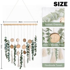 Artificial Plant Fake Eucalyptus Wall Hanging Flower Wedding Garden Home Decor