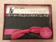 His & And Hers Wedding Invitations- 25 Count, Black Pink White DIY Printable