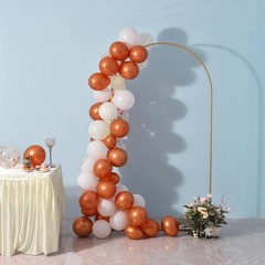 1x Metal Arch Backdrop Stand Wedding Frame for Birthday Party 4ft – 6.6ft 7.2ft