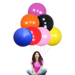 IN-JOOYAA 24 Inch Balloons Big Round Assorted Color 24 inch,