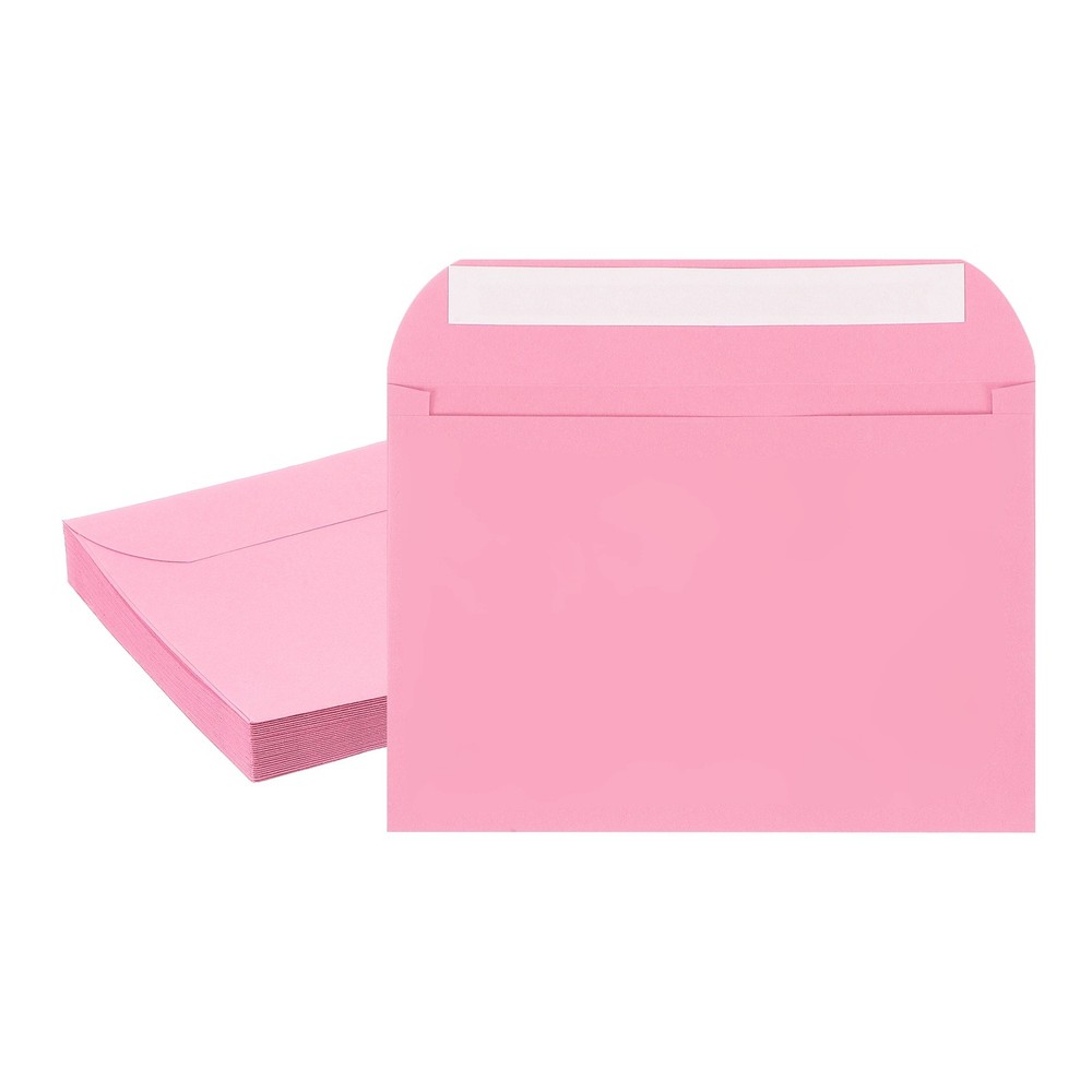 20Pcs Self Sealing Envelopes 7.8×5.5 Inch for Invitations A7 Pink