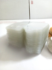 Clear Cube Party Favor Boxes. 60 piece box, tie, + tag. Birthday, wedding, baby