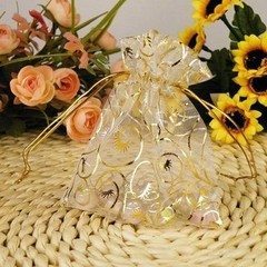 50/200pcs 4×5 inch Gift Wrap Bags Drawstring Pouches Party Wedding Gift Bags USA