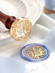 3cm Vintage Dreamcatcher Wax Seal Stamp Brass Head Replacement, Gold