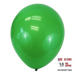 100 Count 9 Inch Helium Grade Premium Latex 9 Inch (Pack of 100) Green