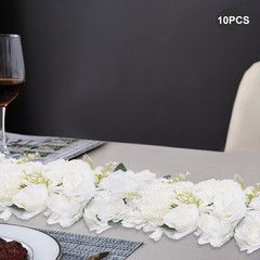 10 Pcs Dining Table Flower Centerpieces White Artificial Wedding Centerpiece NEW
