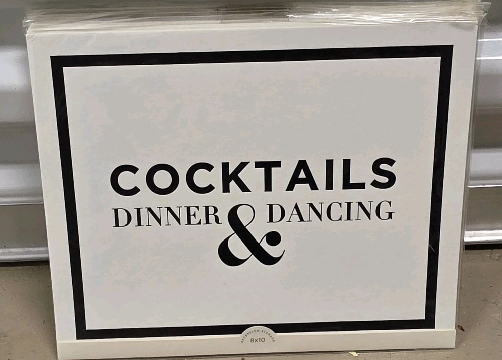 Party Signage- Cocktails- Dinner & Dancing – Papyrus- New