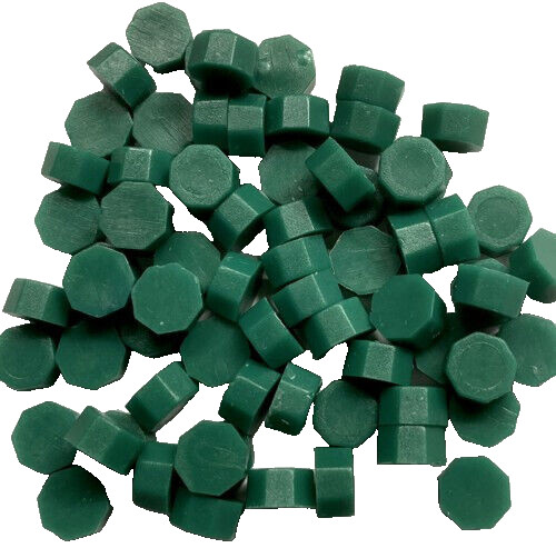 Christmas Green Sealing Wax Beads for Envelopes & Invitations, approx 250 beads