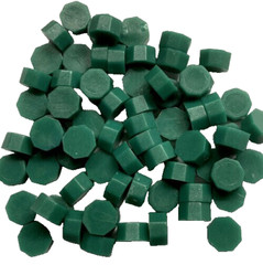 Christmas Green Sealing Wax Beads for Envelopes & Invitations, approx 250 beads