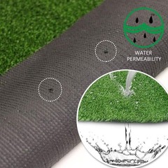 Artificial Grass Turf 0.4 Inch 4FTX6FT Synthetic Grass Mat Fake Grass Indoor …