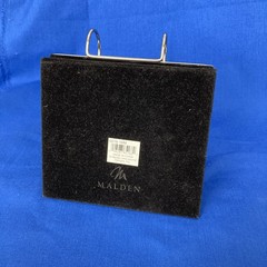 Malden Photo Album Silver Tone 4×6 Wedding Flip Display ~ With This Ring
