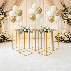 5Pcs Metal Flower Stands Wedding Flower Stand Rectangular Flower Display Rack