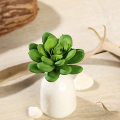 Set of 3 3″ tall Assorted Faux Succulent Picks Sprays Stems Wedding Decorations