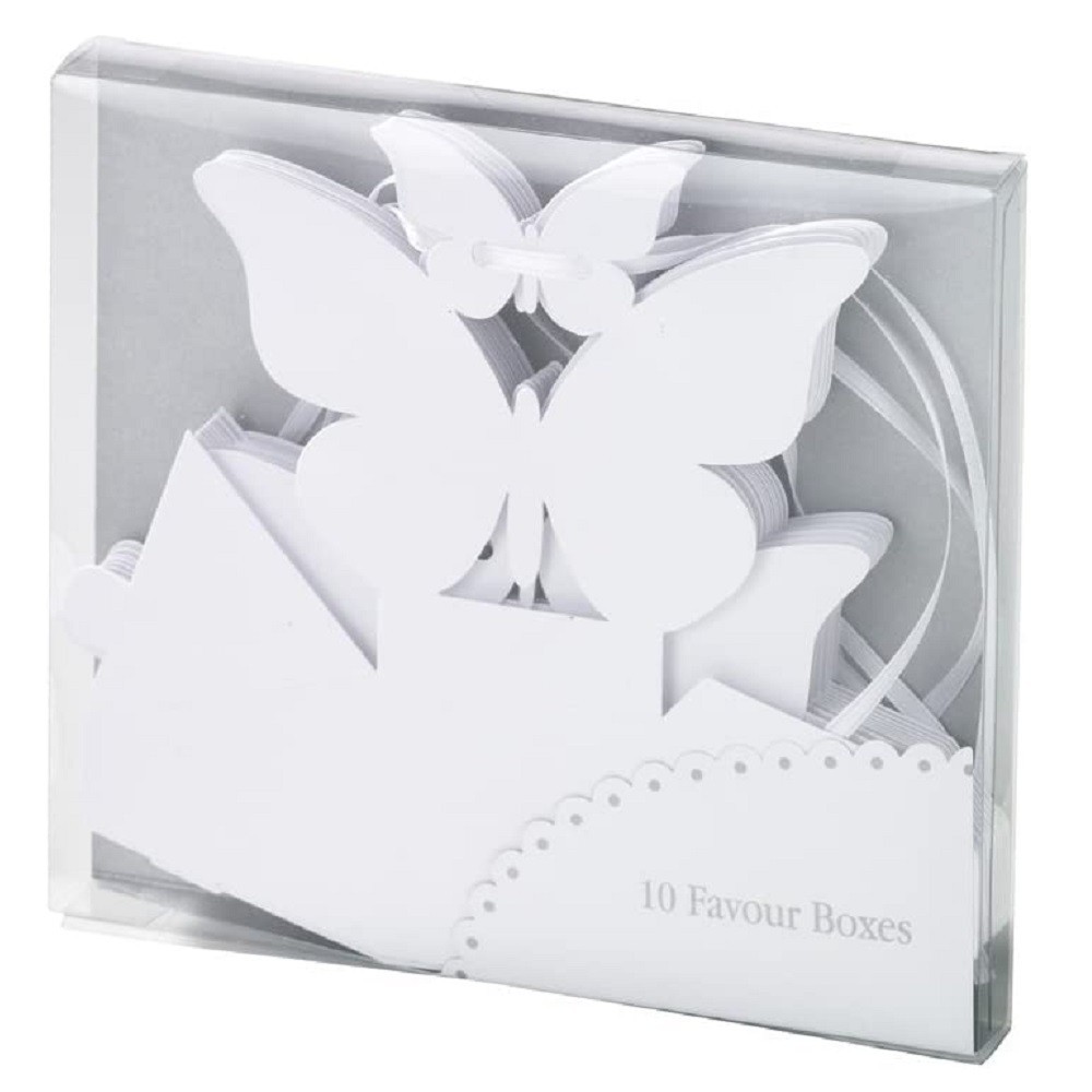 Butterfly Themed Wedding Decorations Paperchains / Social Stirrers / Favor Boxes